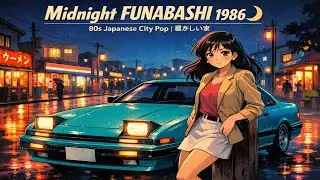 Midnight FUNABASHI 1986 🌙 80s Japanese City Pop | 懐かしい夜