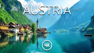 AUSTRIA 4K | Discover Alpine Serenity with Relaxing Piano Sounds