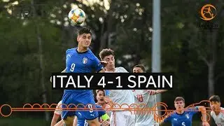 #U17 Group stage highlights: Italy 4–1 Spain