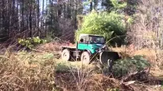 Flail Mowing Back Field