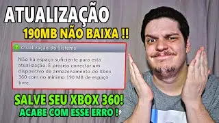 O ERRO QUE FAZ SEU XBOX 360 NUNCA MAIS ENTRAR NA XBOX LIVE ( ERRO 190MB ) SAIBA COMO SALVAR SEU XBOX