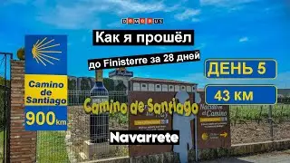 5 ЭТАП Камино: Los Arcos &rarr; Navarrete 🐕 с собакой, вино Rioja и ночь в альберге! | Camino de Santiago