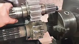 Hard Work | Threading And Gear teeth | For Tractor Belarus| All Gear Engine Parts Massive Repair |