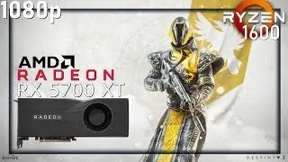 Destiny 2 | RX 5700 XT + RYZEN 5 1600 | FPS Test | 2019