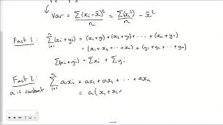 Year 2 Statistics -  Optional Proof of Variance Formulas