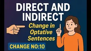 Change in Optative Sentences | Change No 10 | Direct and Indirect