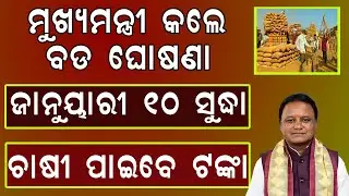 January 10 Deadline! CM Majhi Issues Strict Paddy Order