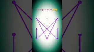 hard password 🔑🔐 #pattern #patternlock #lock #screenlock #shortsfeed #shorts