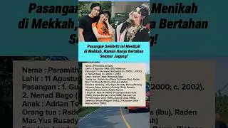 Pasangan Selebriti ini Menikah di Mekkah, Namun Hanya Bertahan Seumur Jagung!