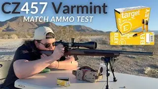CZ 457 Varmint Ammo Test &ndash; Eley Target | Accuracy testing at 50y