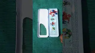 Cute Pencil Box with Amazing Stationery Items #shorts#backtoschool #schoolsupplies#stationery#viral