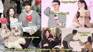 Younjung said her mom was there, then Seonho quickly scanned the crowd like his life depended on it