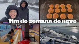 fim de semana com a gente: cozinhando, neve e pensamentos| Vida na Dinamarca 🇧🇷🇩🇰