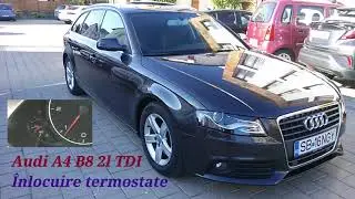 Audi A4 B8 2.0l TDI - probleme cu termostatele! (bonus - curatare EGR)