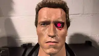 Life Sized 1:1 Scale Terminator Bust by Godaiking Studios
