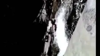 Dog survives major waterfall disaster