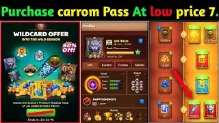 Purchase carrom pass in low price 😍#carromdiscpool 
