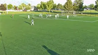 Brooks Barker - Movement to Open Space, First Touch Attack to Goal, 1v3 Attack and Earns PK
