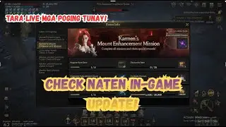 CHECK NATEN IN-GAME UPDATE! | TARA LIVE! | LORDNINE DAY 21