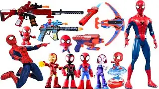 Spider-man pop toy series Unbox,Marvel hero toy figures,pop action dolls,Spider-Man pop toy guns
