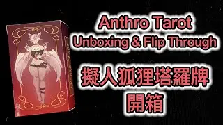 Anthro Tarot Unboxing & Flip Through 擬人狐狸塔羅牌 開箱