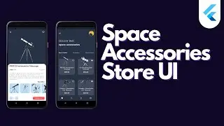 Flutter Speed Code | Space Accessories Store UI | Dribbble UI