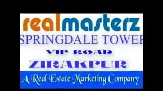 SPRINGDALETOWER FLAT FOR SALE IN ZIRAKPUR BY REALMASTERZ.wmv