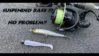 Fishing for suspended bass techniques - Lake Lanier