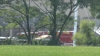 Fire at glass plant near Mount Holly Springs