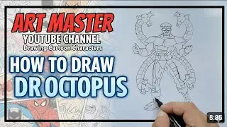 How To Draw DOCTOR OCTOPUS   | Step-by-Step Tutorial