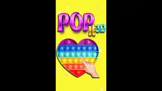 Antistress Pop it 3D Bubble Popper Game