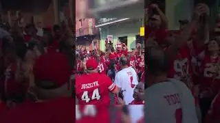 #49ers fans takeover New Orleans