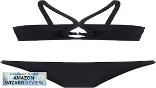ADRIANA DEGREAS Store Adriana Degreas Solid Keyhole Bikini With StrapsThe balance between Review