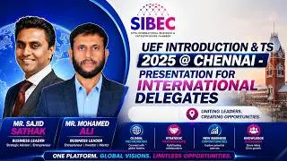 Mr Mohamed Ali & Mr  Sajid Sathak | BUSINESS OPPORTUNITIES IN SAUDI ARABIA