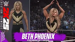 Демонстрация творений WWE 2K25: Бет Феникс #WWE2K25 #BethPhoenix