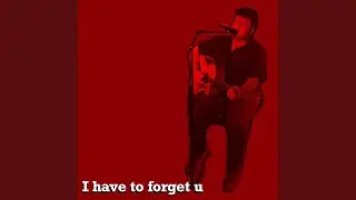 I have to forget u