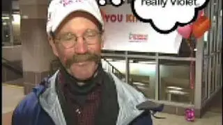 Wonka's Charlie Bucket says to Boston commuters, 