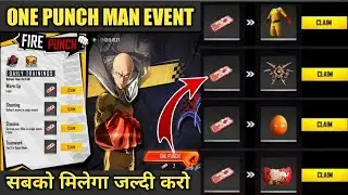 ONE PUNCH MAN EVENT FULL DETAILS || HOW TO COMPLETE ONE PUNCH MAN EVENT || GARENA FREE FIRE.