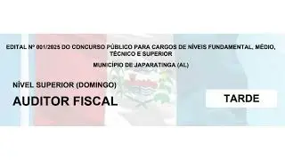 SIMULADO DE PROVA SEFAZ SP AUDITOR FISCAL pt.1