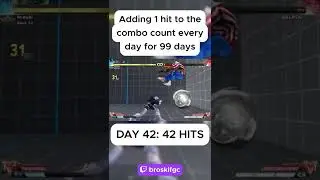 Fourty-two Hit Combo - Road to 99 hits (Day 42) #shorts