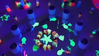 Ambientes de Aprendizaje con Luz Negra - El Mar
