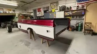 1971 Longhorn bed box spray in bedliner & vinyl molding
