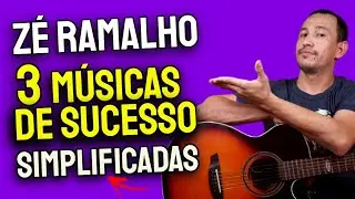 Como tocar 3 músicas do Zé ramalho no violão Simplificado [Passo a Passo]
