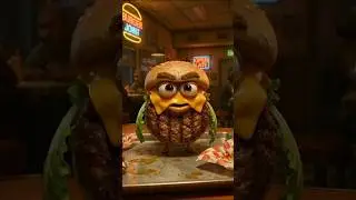 This Burger Knows It&rsquo;s Destroying Your Body 🍔💀 | Talking Food #junkfood #animation #shorts #viral