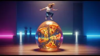 Satisfying Transparent Tomato Egg ASMR | Girl Bounces on Giant Jelly Egg #ai #asmr #viral