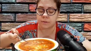 АСМР Мубанг борщ/Отвечаю на вопросы/Я подавиласЯ