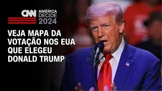 Veja mapa da vota&ccedil;&atilde;o nos EUA que elegeu Donald Trump | LIVE CNN