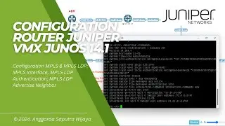 How To Configuration Router Juniper vMX Junos 14.1 In PNETLAB - MPLS IP & MPLS LDP Configuration