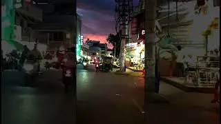 Beautiful sky view #beautifulskyview #festivalvibes #streetview