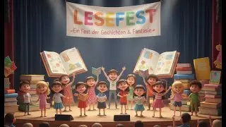 📖 Kinderlied &ndash; Lesefest / Lesen macht Spa&szlig;! | Bunte W&ouml;rter &ndash; T&uuml;rk&ccedil;e: Almanca Okuma Bayramı Şarkısı